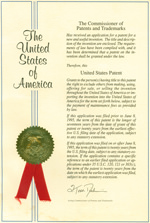 US Patent Cover